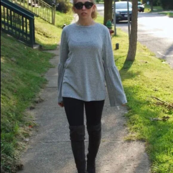 Philosophy Trafaluc Long Bell Sleeves Pullover Sweater Medium - Picture 11 of 12